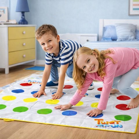 Gra Zręcznościowa Ruchowa Rodzinna Twist Fun Mata Koło Losujące