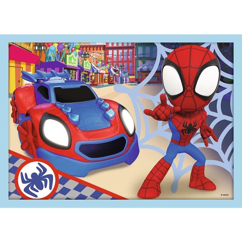 Puzzle - 4w1 (12, 15, 20, 24) - Ekipa Spiday"a - Trefl 34611