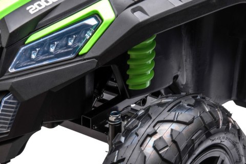 Auto Na Akumulator Buggy STRONG A032 Światła LED MP4 Zielony
