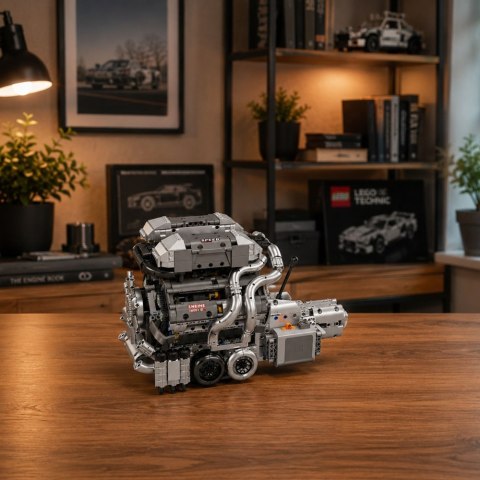 Klocki Konstrukcyjne Silnik Samochodowy V8 Skrzynia Biegów 2024 el.