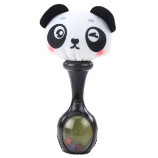 Zestaw Grzechotki Sensoryczne Z Miękką Piłeczką Małpka Panda 2szt
