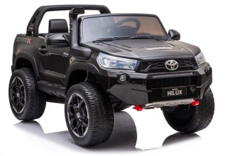 Auto na Akumulator Toyota Hilux Pilot Światła LED MP3 Czarny Lakierowany