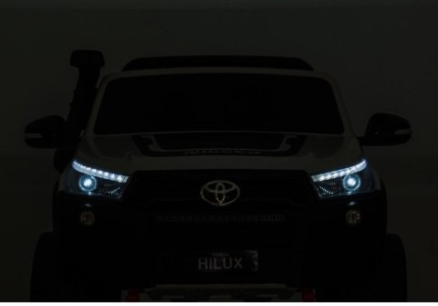 Auto na Akumulator Toyota Hilux Pilot Światła LED MP3 Czarny Lakierowany
