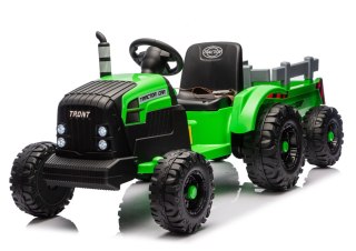 Traktor Na Akumulator CH9959B Z Przyczepą Jasno Zielony 24V