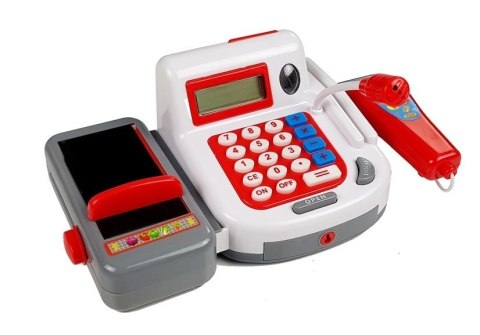 Zestaw Sklepowy Kasa Fiskalna Z Wózkiem Koszyki Akcesoria Spożywcze