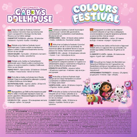 Gra rodzinna Colours Festival Koci Domek Gabi Trefl 02594