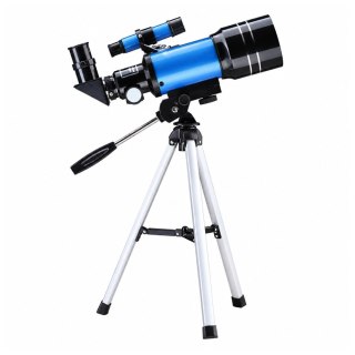 Teleskop Astronomiczny Dla Dzieci Statyw Niebieski Powiększenie 150x