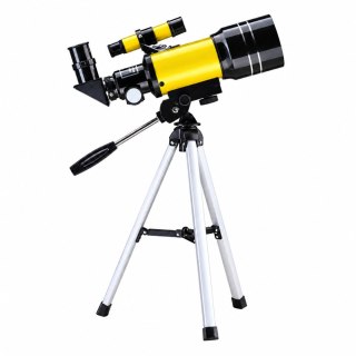 Teleskop Astronomiczny Dla Dzieci Statyw Żółty Powiększenie 150x