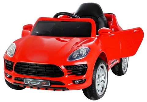 Auto Na Akumulator CORONET S Dla Dziecka Czerwony Pilot Światła Led