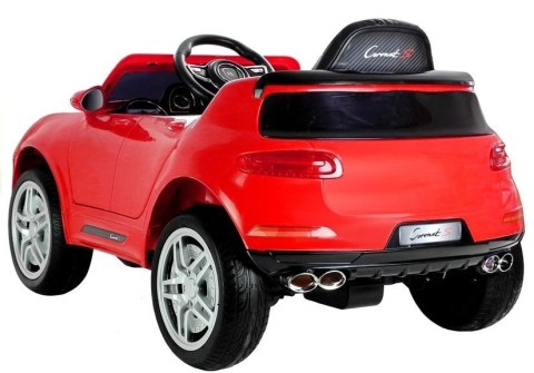 Auto Na Akumulator CORONET S Dla Dziecka Czerwony Pilot Światła Led