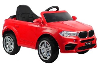 Auto Pojazd Na Akumulator HL1538 Pilot Światła LED MP3 Czerwone