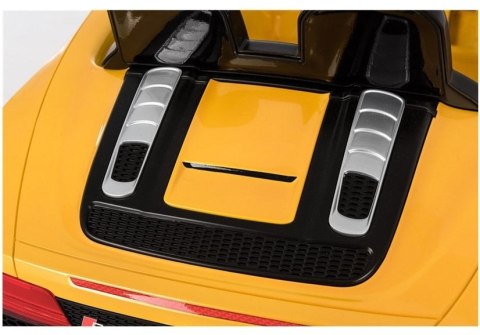 Auto na Akumulator AUDI R8 SPYDER Żółty Samochód Lakierowany