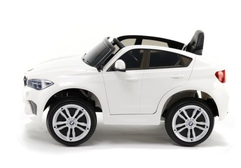 Auto na Akumulator BMW X6 SUV Światła LED MP3 Samchód Pojazd Biały