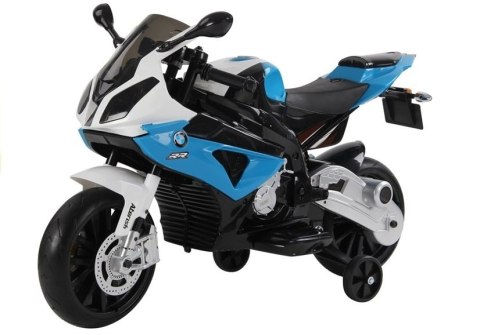 Motor Na Akumulator BMW S1000RR Dla Dzieci Niebieski Trójkołowy