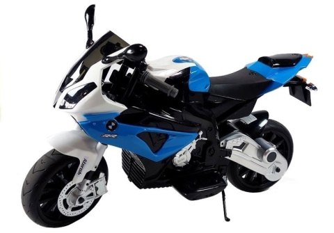 Motor Na Akumulator BMW S1000RR Dla Dzieci Niebieski Trójkołowy