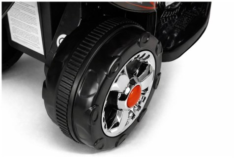 Motor Na Akumulator HC8051 Dla Dzieci Czarny Ścigacz Światła Led Dźwięki