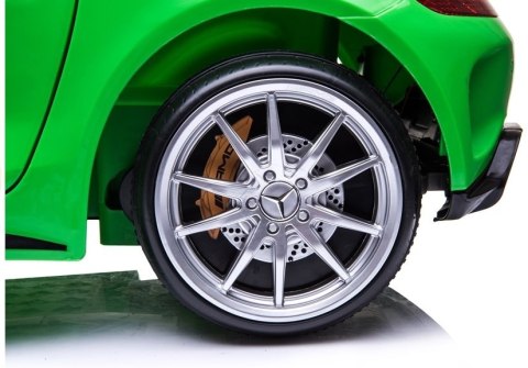 Auto Pojazd Na Akumulator Mercedes GT R Dla Dzieci Światła LED MP3 Zielony