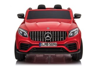 Auto na Akumulator Mercedes GLC 63S Dwuosobowy Światła LED MP3 Czerwony