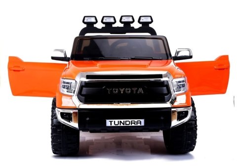Auto na Akumulator Toyota Tundra Dla Dzieci Światła LED MP3 Pomarańczowa