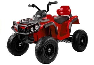 Quad na Akumulator BDM0906 Pompowane Koła Światła LED MP3 Czerwony