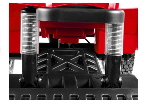 Quad na Akumulator BDM0906 Pompowane Koła Światła LED MP3 Czerwony