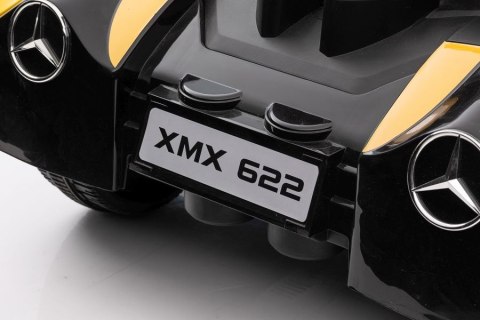 Auto Na Akumulator Ciężarówka Mercedes XMX622 Światła LED Pilot Żółty
