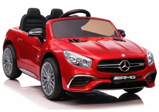 Auto Na Akumulatr Mercedes SL65 S Pilot LCD Czerwony Lakierowany