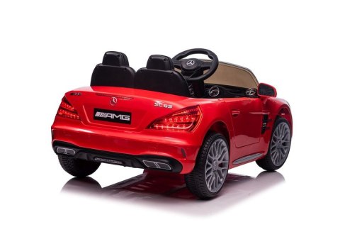 Auto Na Akumulatr Mercedes SL65 S Pilot LCD Czerwony Lakierowany