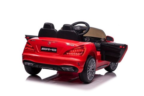 Auto Na Akumulatr Mercedes SL65 S Pilot LCD Czerwony Lakierowany