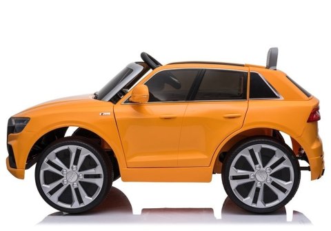Auto na Akumulator Audi Q8 JJ2066 Pilot Światło LED MP3 Żółty Lakier