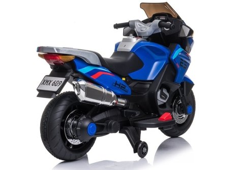 Motor na Akumulator Ścigacz Dla Dzieci XMX609 MP3 Światła LED Niebieski