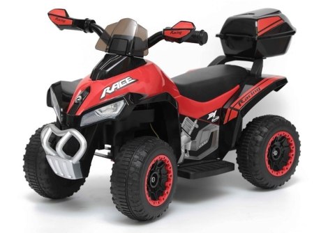 Quad na Akumulator GTS1188-A Światła LED Muzyka Schowek Czerwony