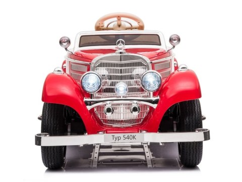 Auto Na Akumulator Mercedes Benz 540K Klasyk Premium LED MP3 Czerwony