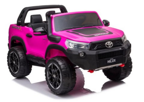 Auto Na Akumulator Toyota Hilux Światła LED MP3 Pilot Różowy
