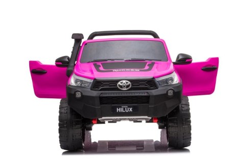 Auto Na Akumulator Toyota Hilux Światła LED MP3 Pilot Różowy