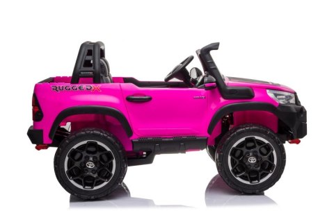 Auto Na Akumulator Toyota Hilux Światła LED MP3 Pilot Różowy