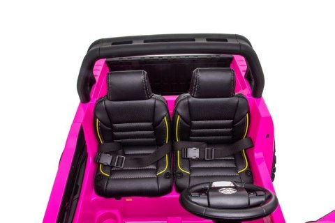 Auto Na Akumulator Toyota Hilux Światła LED MP3 Pilot Różowy