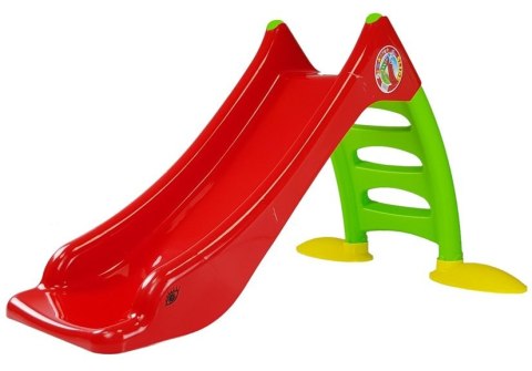 Zjeżdżalnia Ogrodowa dla Dzieci 3-Stopniowa Drabinka Czerwona 75cm 424