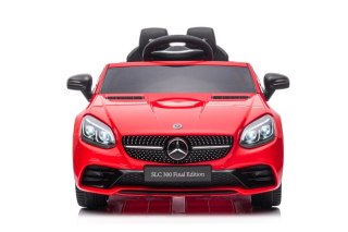 Auto Na Akumulator Mercedes SLC 300 Światła LED MP3 Pilot Czerwony
