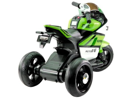 Motorek Trójkołowy Dla Dzieci HT-5188 Światła LED MP3 Zielony