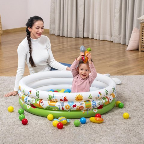 Dmuchany Basen Z Piłeczkami 102 cm x 25 cm Bestway 52466