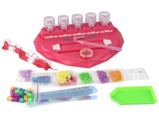 Zestaw Kreatywny do Robienia Bransoletek DIY Diamenciki Wyklejanie