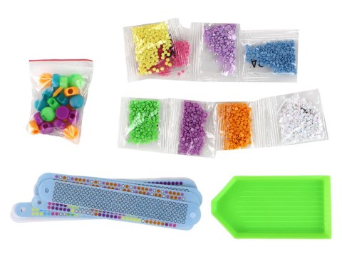 Zestaw Kreatywny do Robienia Bransoletek DIY Diamenciki Wyklejanie