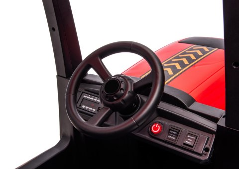 Traktor Na Akumulator A011 24V Czerwony