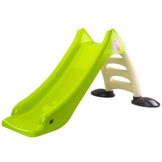 Zjeżdżalnia Ogrodowa dla Dzieci 3-Stopniowa Drabinka Limonkowa 75cm 424