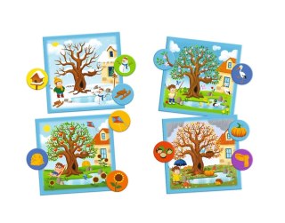 Gra edukacyjna Pory Roku ABC Malucha Rodzina Treflików Trefl 02906