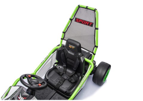 Pojazd Na Akumulator DM-107 24V7 DRIFT Cichy Silnik Zielony